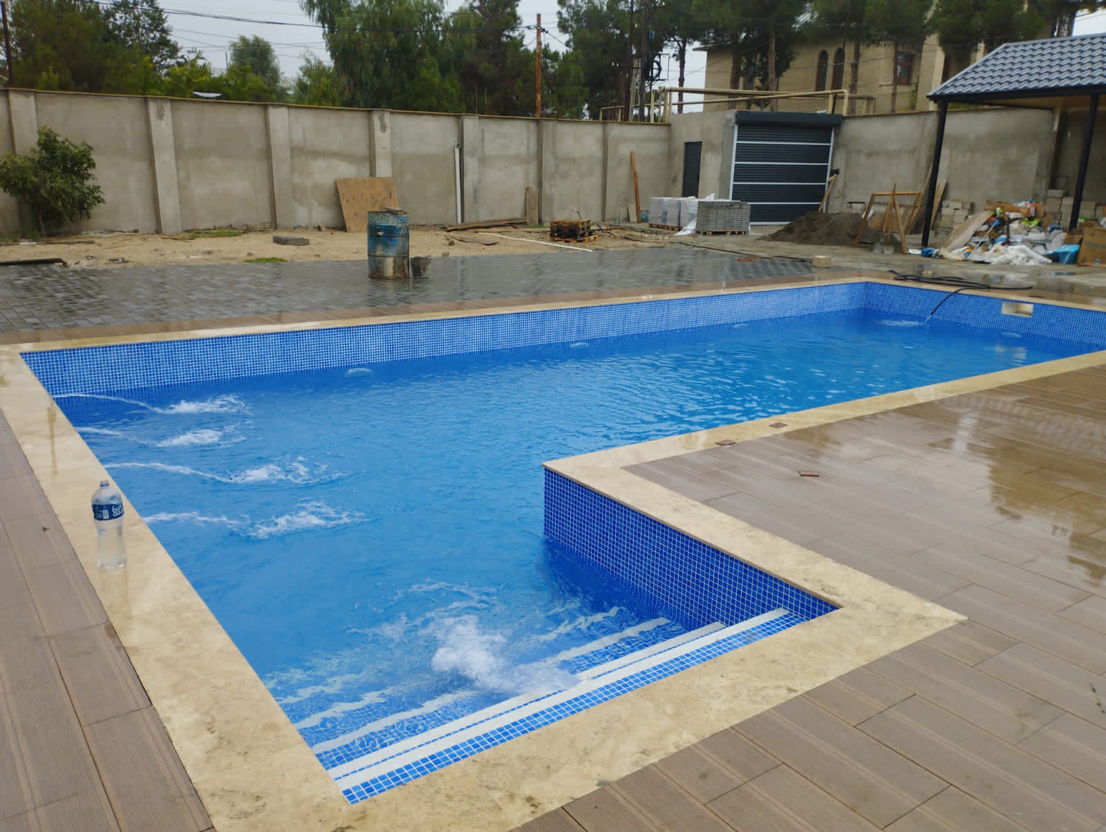 Skimmer hovuz tikintisi