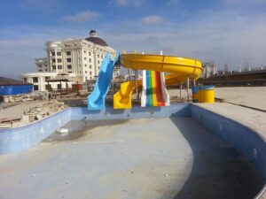 Akvapark hovuzların tikintisi